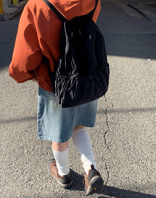 만티오 포켓 스트링 백팩 (3color)