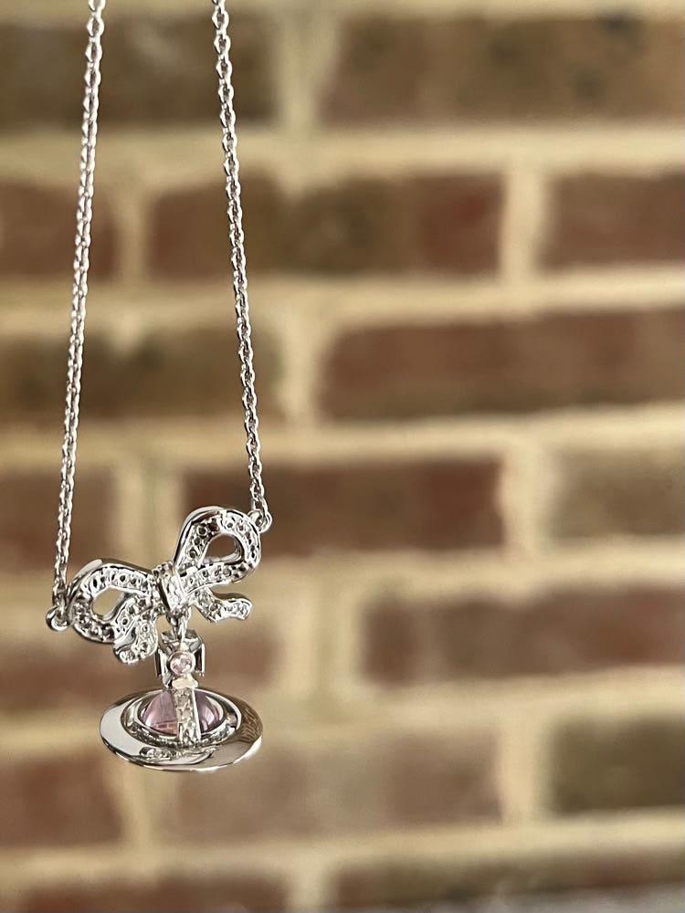 [실버925체인/미니펜던트] 비비안웨스트우드 OCTAViE 옥타비에 초커