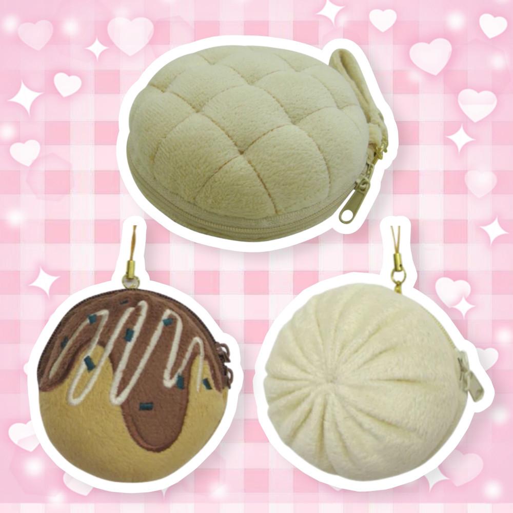 [음식 파우치] 메론빵 고기만두 타코야끼 파우치