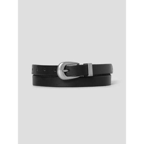 [리얼레더] 20MM 슬림 웨스턴 벨트  블랙