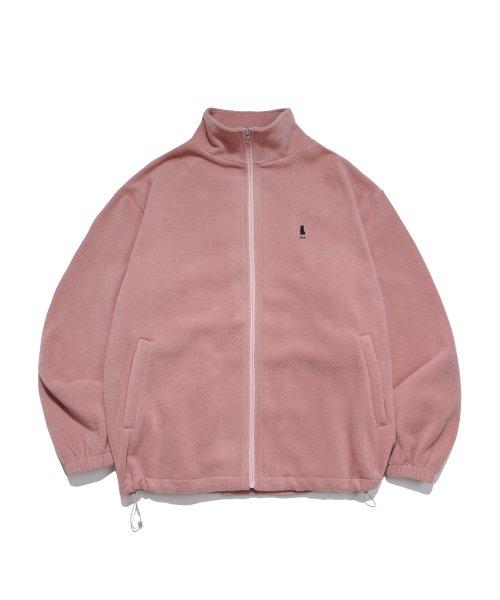 HERITAGE UNIVERSITY DAN FLEECE JACKET VTG PINK