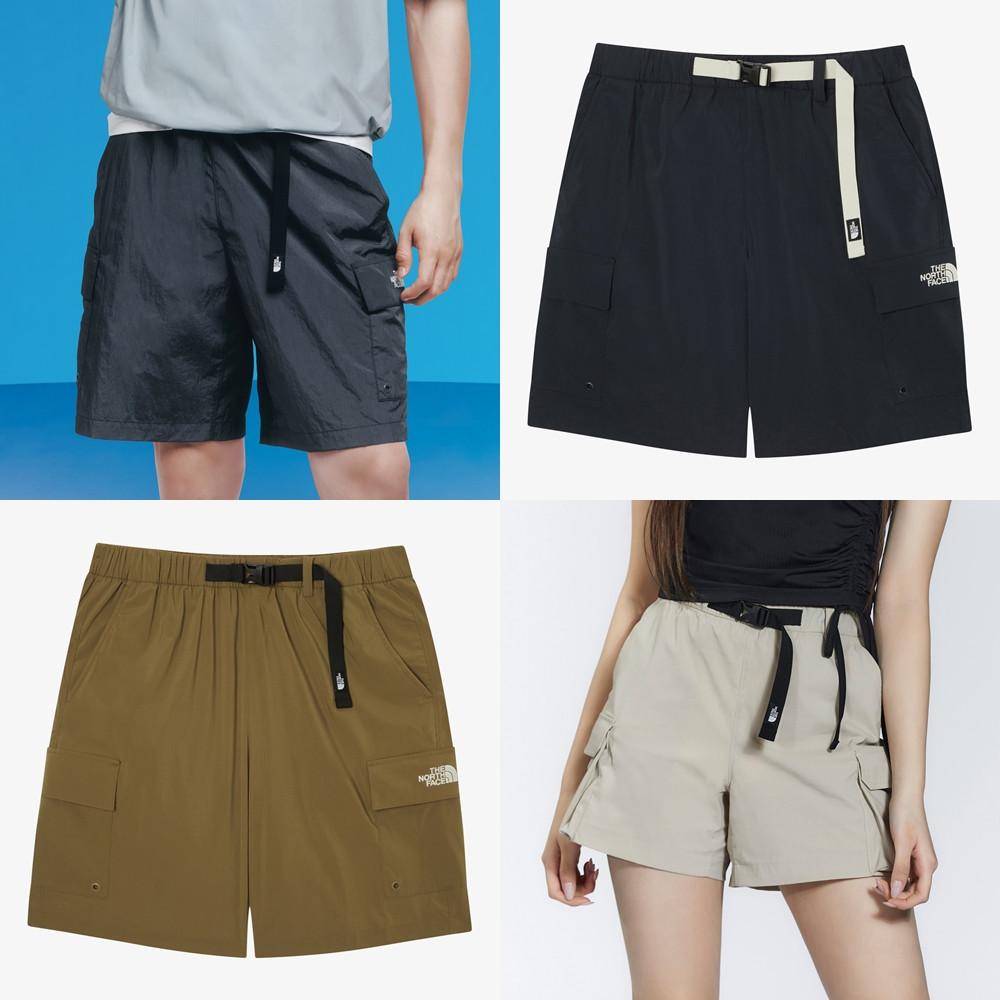 노스페이스 남녀공용 카고 반바지 아이스 기어 로프트 쇼츠 기능성 냉감 바지 NS6NQ06