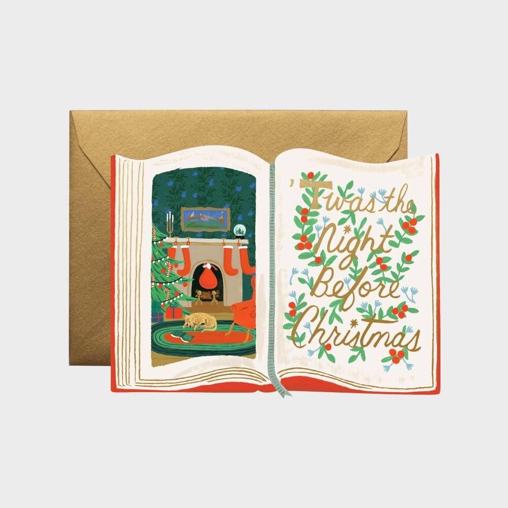 라이플페이퍼 Twas the Night Before Christmas Card 크리스마스 카드