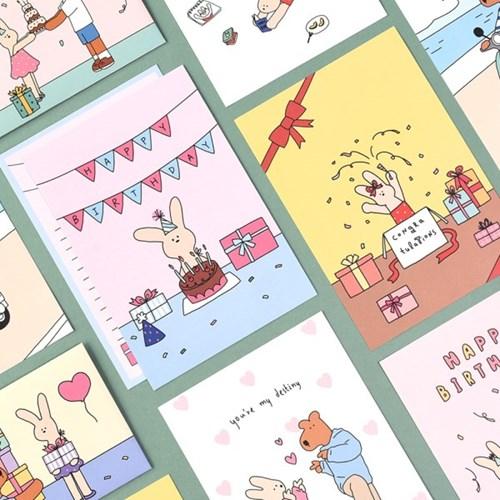 해피앤럭키 편지지