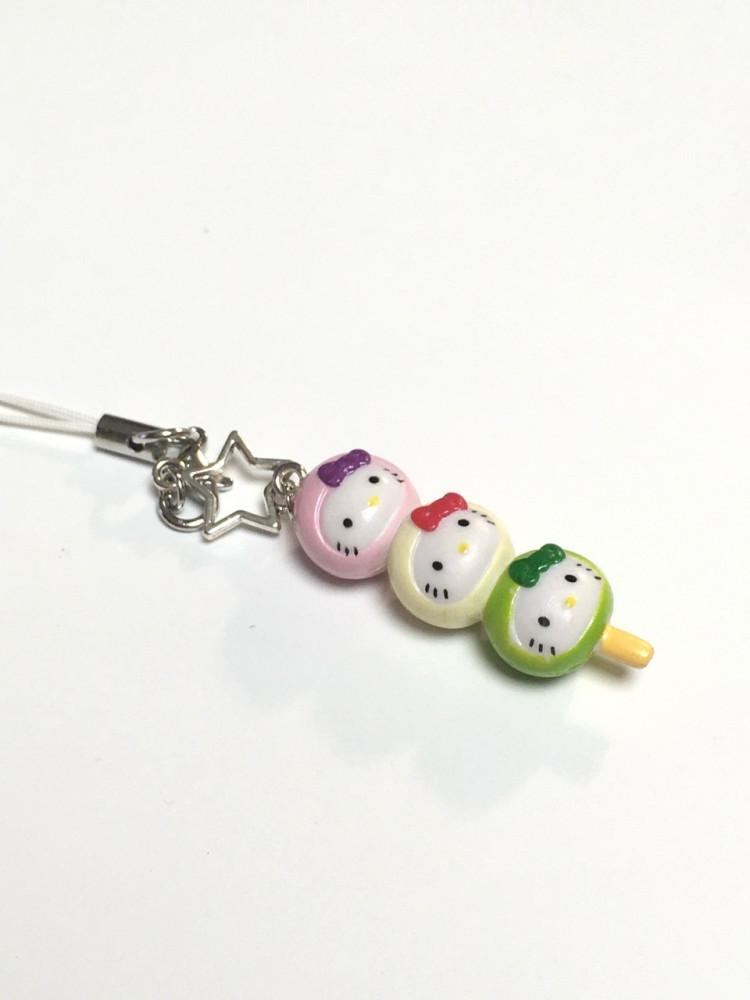 [한정] 키라키링 당고 키티 스타 키링 kirakeyring dango star keyring