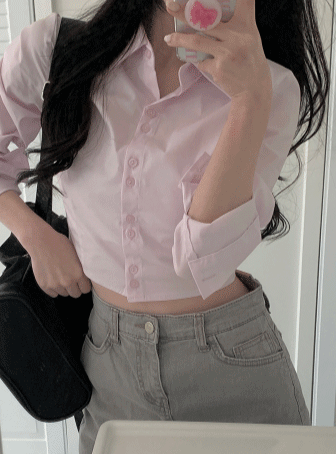 베리에 크롭shirt (5color)