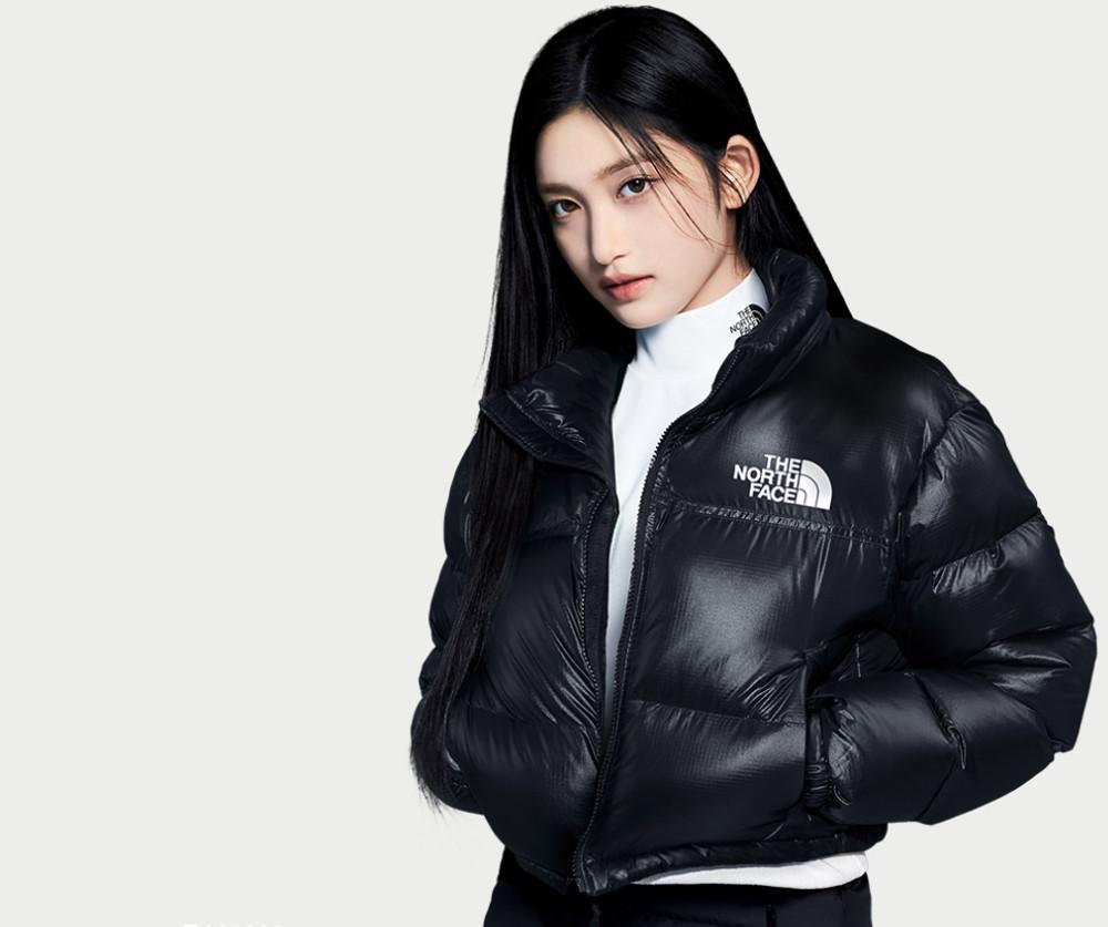 노스페이스 23FW 여성 눕시 유광 패딩 하이브리드 다운 볼 자켓 NJ1DP82A