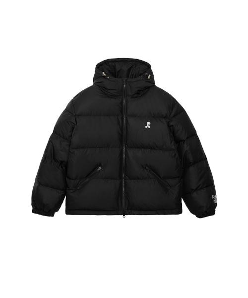 2WAY HOOD DOWN JACKET - BLACK