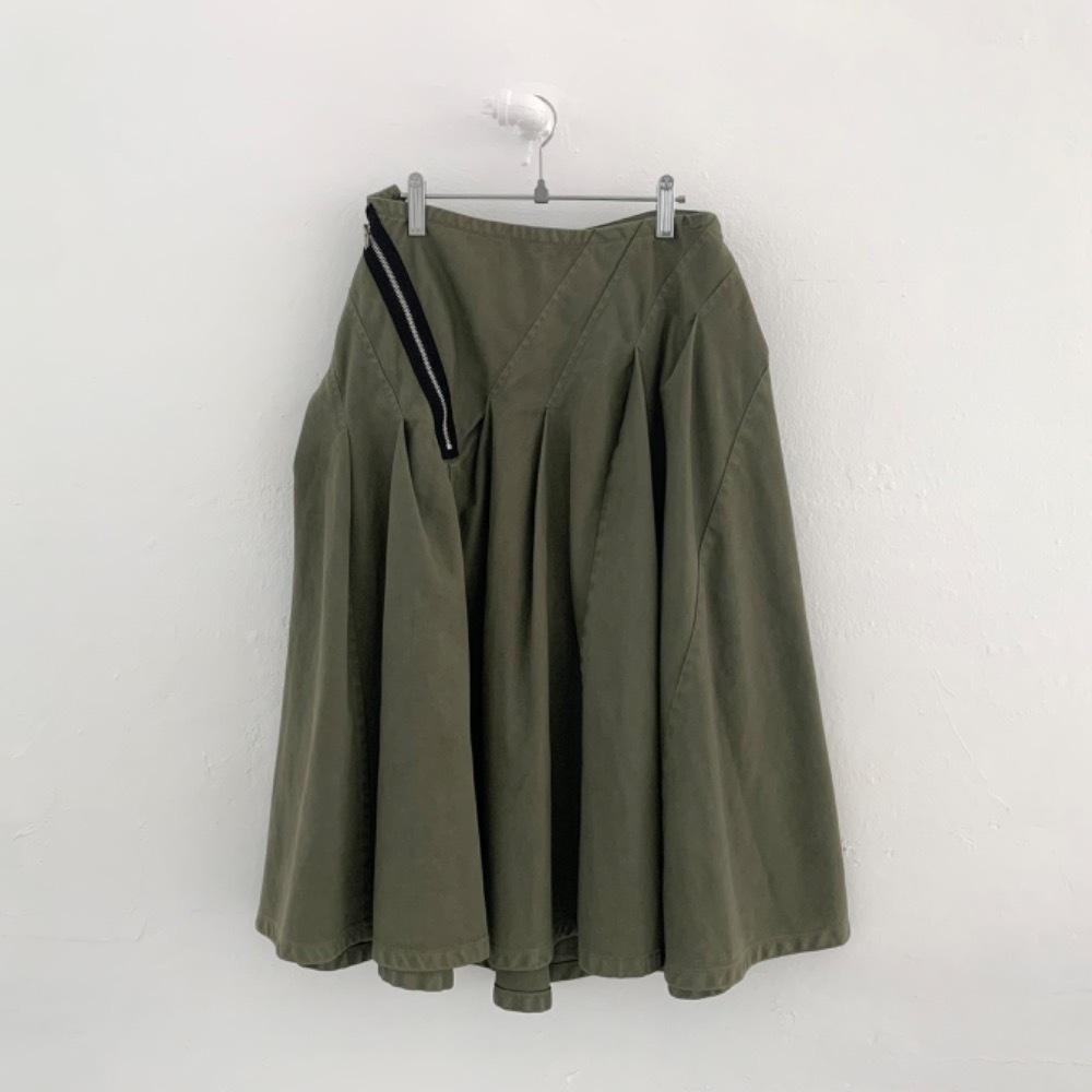 tricot COMME des GARCONS pintuck skirt