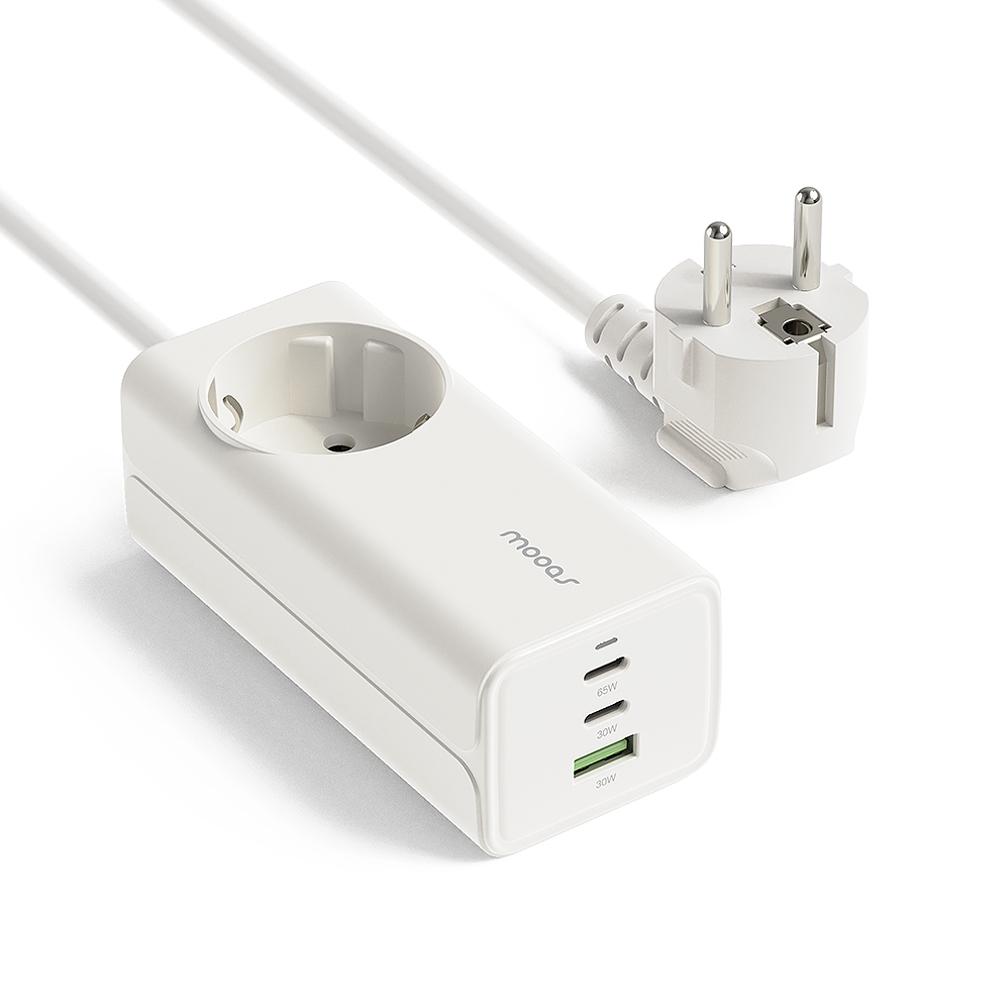 무아스 GaN 65W 초고속 USB 멀티탭 ZX-3U17P (1.5m)