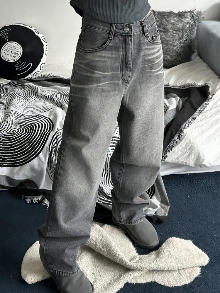 대츠 더 그레이 캣츠 데님 팬츠