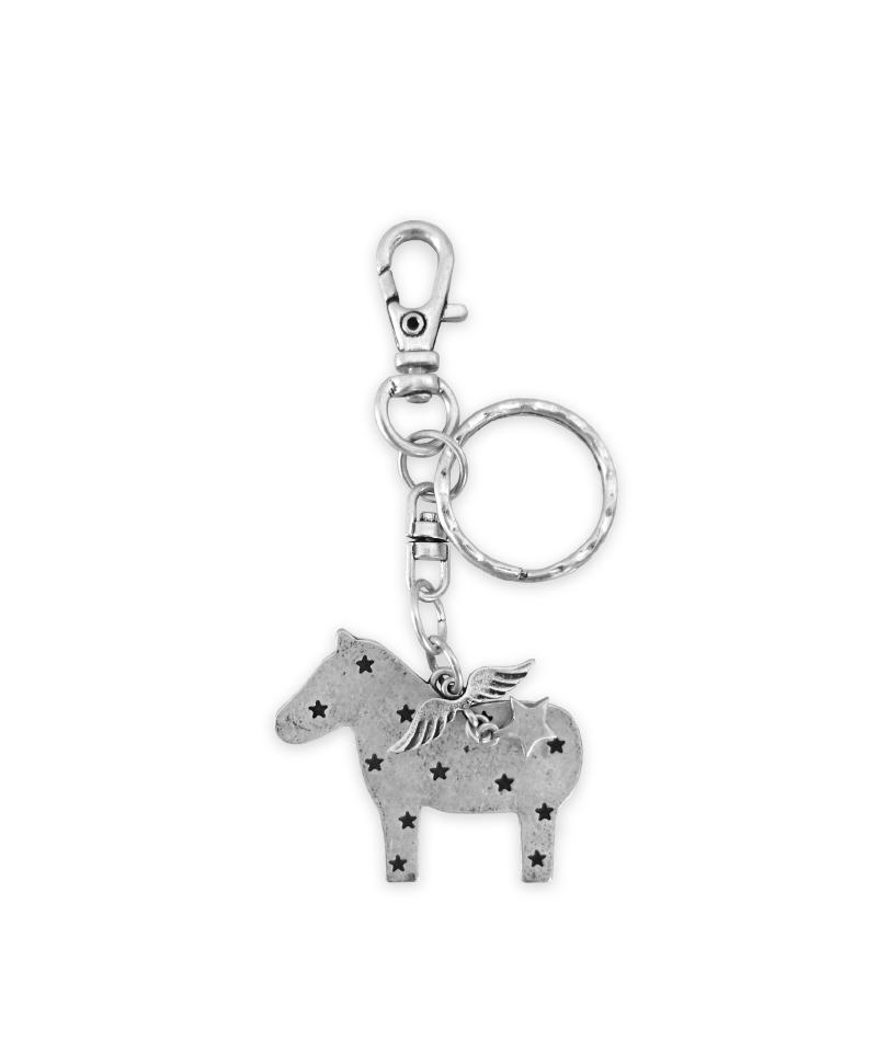 flying horse keyring
