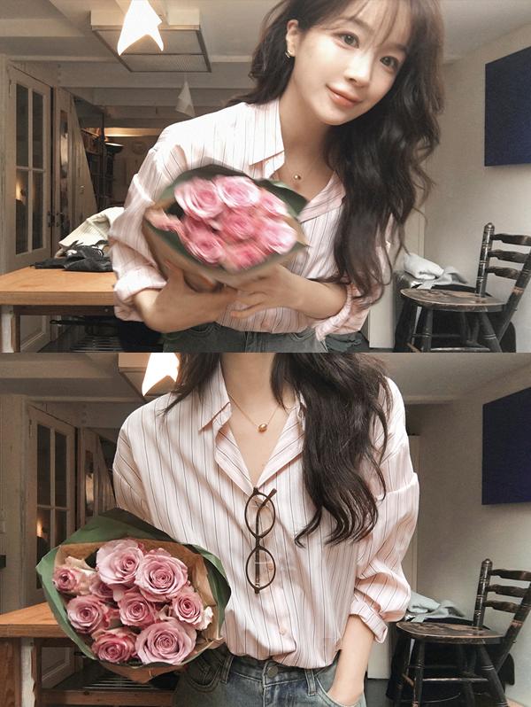 슬로우앤드 #SLOWMADE. 르핀 스트라이프 셔츠 - 3 color