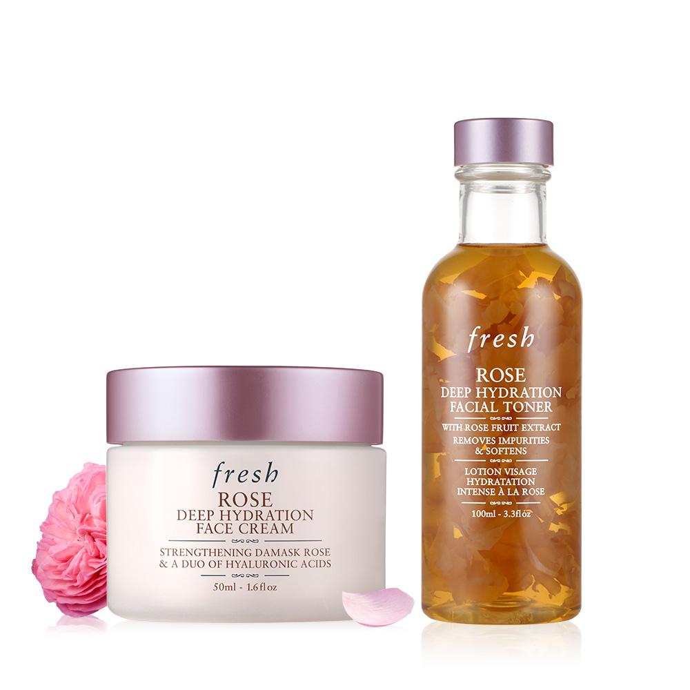 프레쉬 로즈 딥 하이드레이션 페이스 크림 50ml (토너 정품 증정)