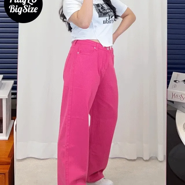 [~88까지] 빅사이즈 사선 언발 반팔 티셔츠 (화이트/블랙)