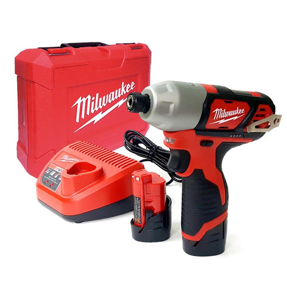 밀워키 충전임팩드라이버 M12 BID-202C 12V 2.0Ah 밧데리 임팩드릴 밀위키