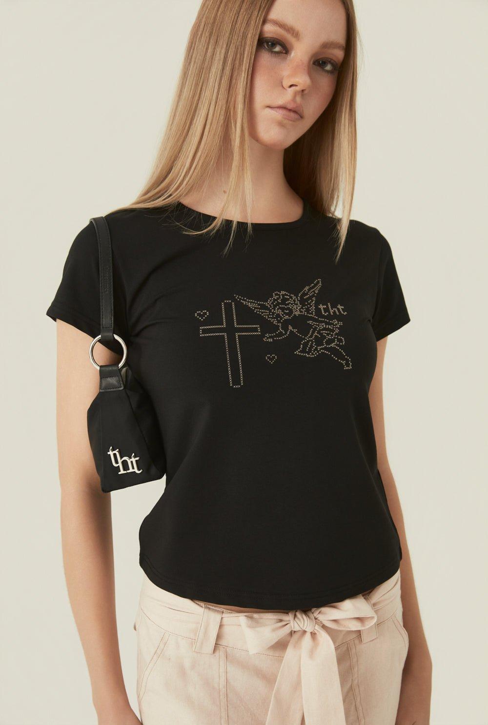 Pixel angel tee