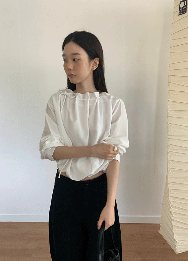 Nia string blouse (3color)