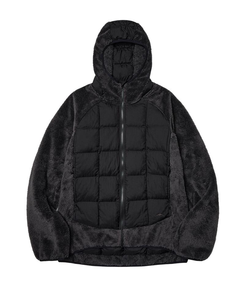 ALLOY FLEECE HOODIE JACKET (BLACK)