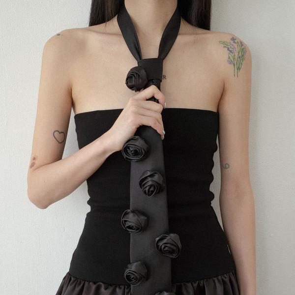 Satin pumkin mini dress