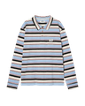 STRIPE PK T-SHIRTS [SKYBLUE]