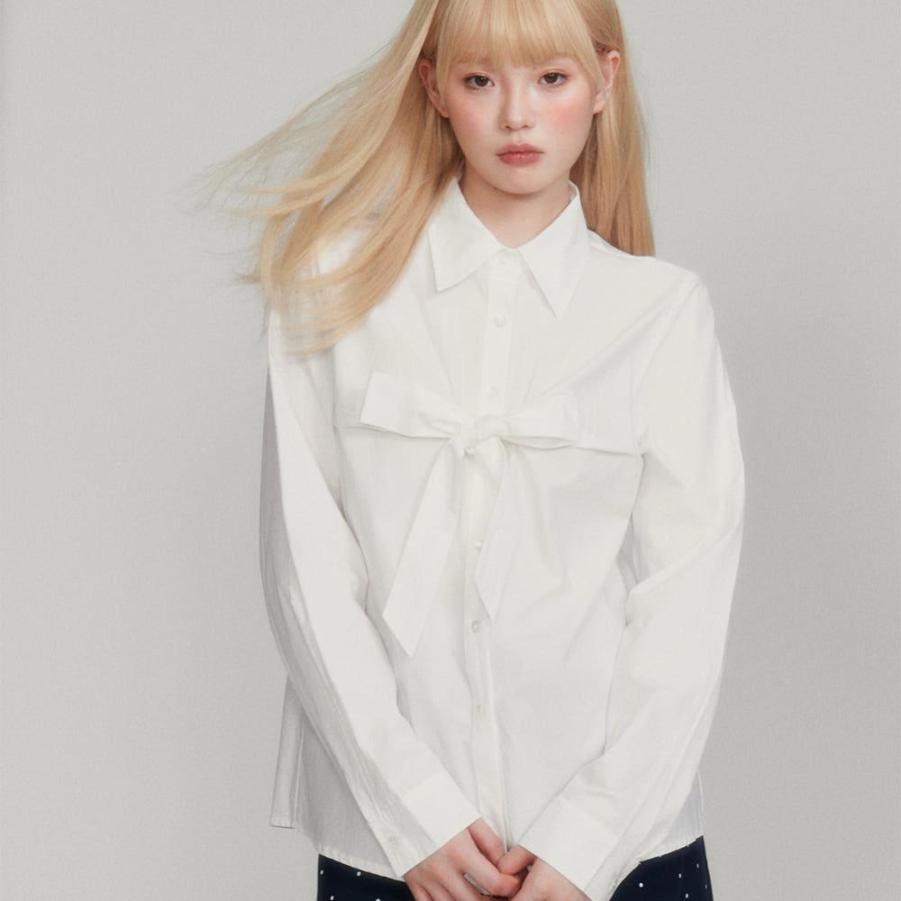 Lost Forest bow tie shirt 셔츠