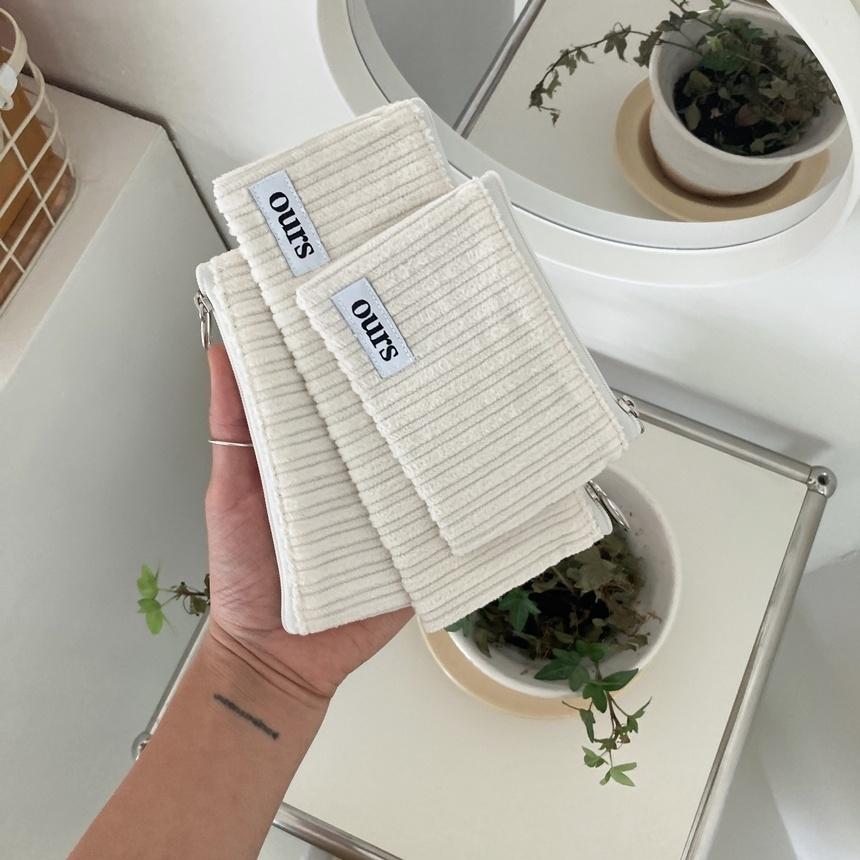 Ours Basic Pouch 3size_Ivory