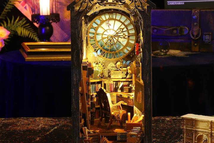 DIY 북엔드 책꽂이 미니어처 탐정의 서재