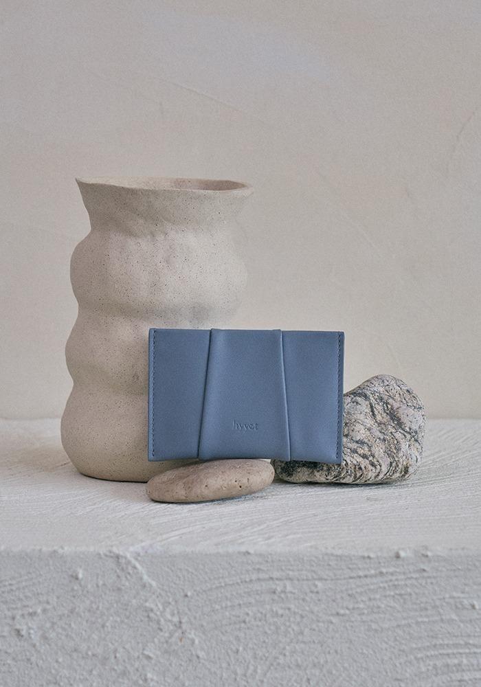 Mini shell wallet Medium blue