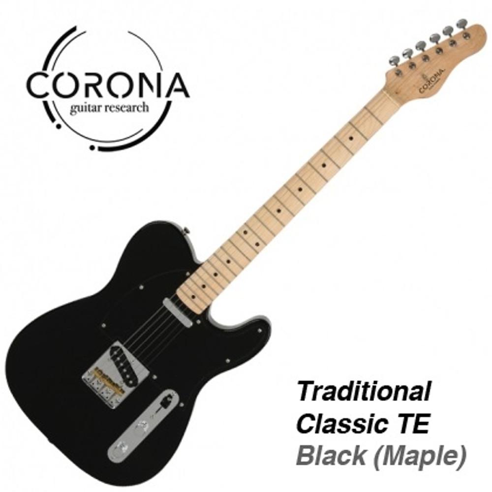 코로나 클래식 TE 블랙 (메이플) 일렉기타/ Corona Traditional Classic TE Black (Maple)