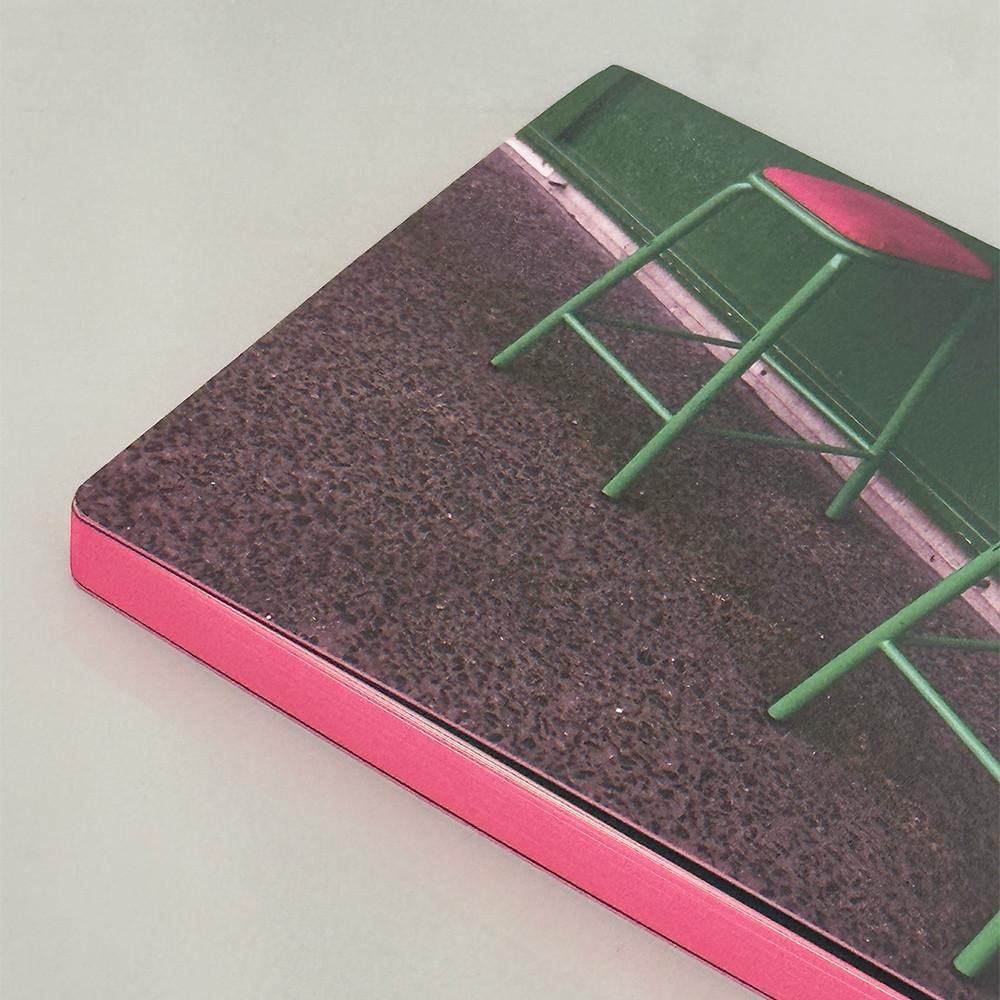 [노트]Pink chair leather note