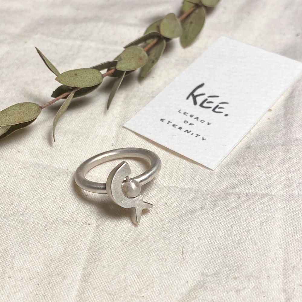 움직이는 잉어자물쇠 반지2 / kee