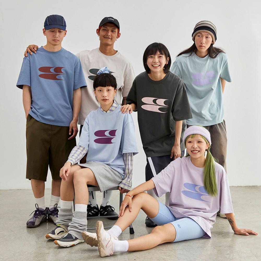 크라잉센터 루즈핏반팔티 박스티