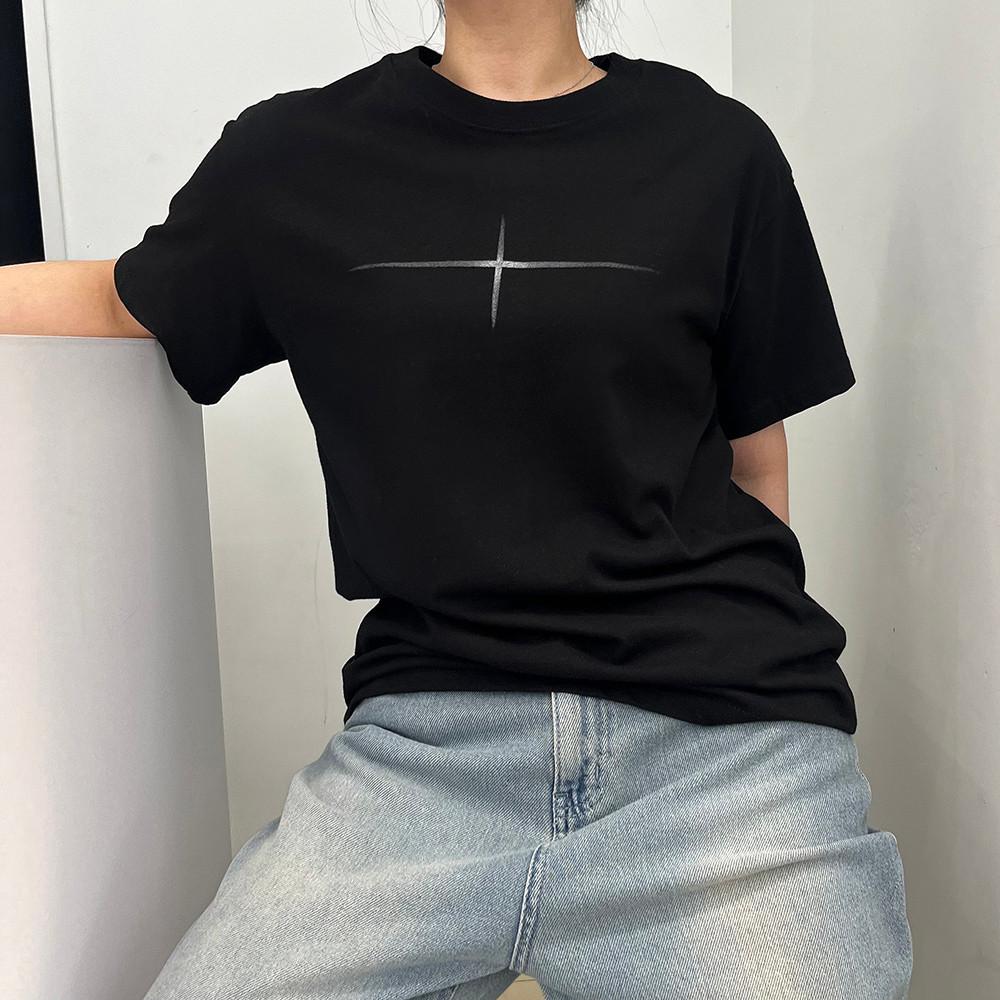 라이트 반팔 티셔츠 (3color) 데일리 반팔 티셔츠