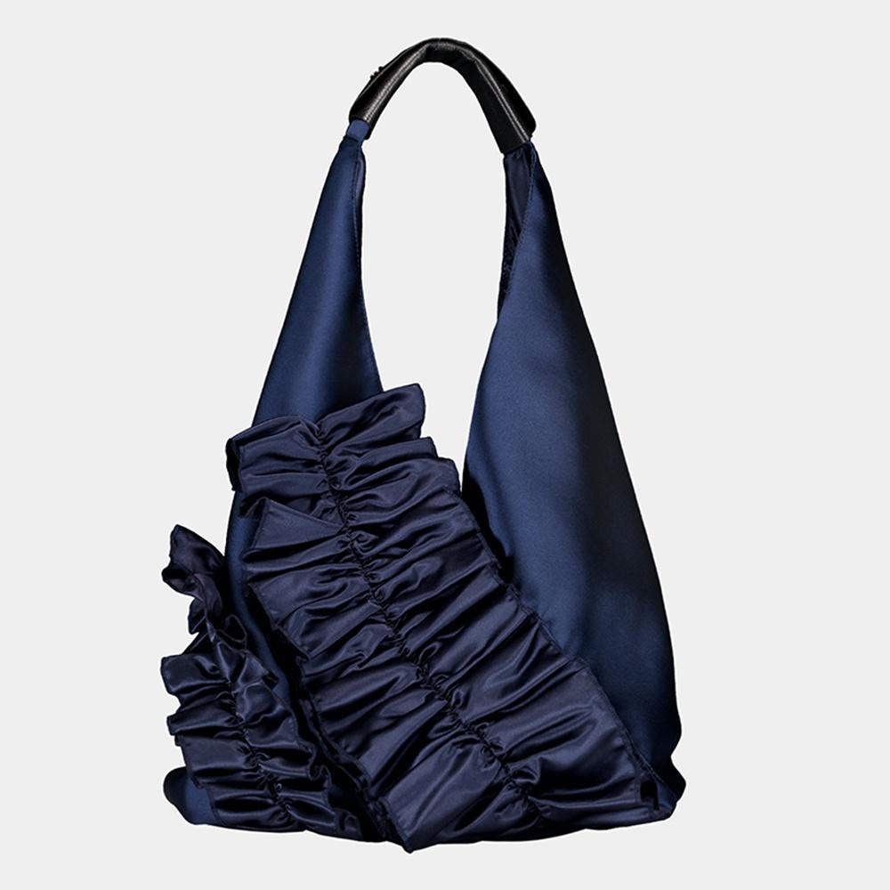 ORIGAMI RUFFLE BAG - 2 COLORS