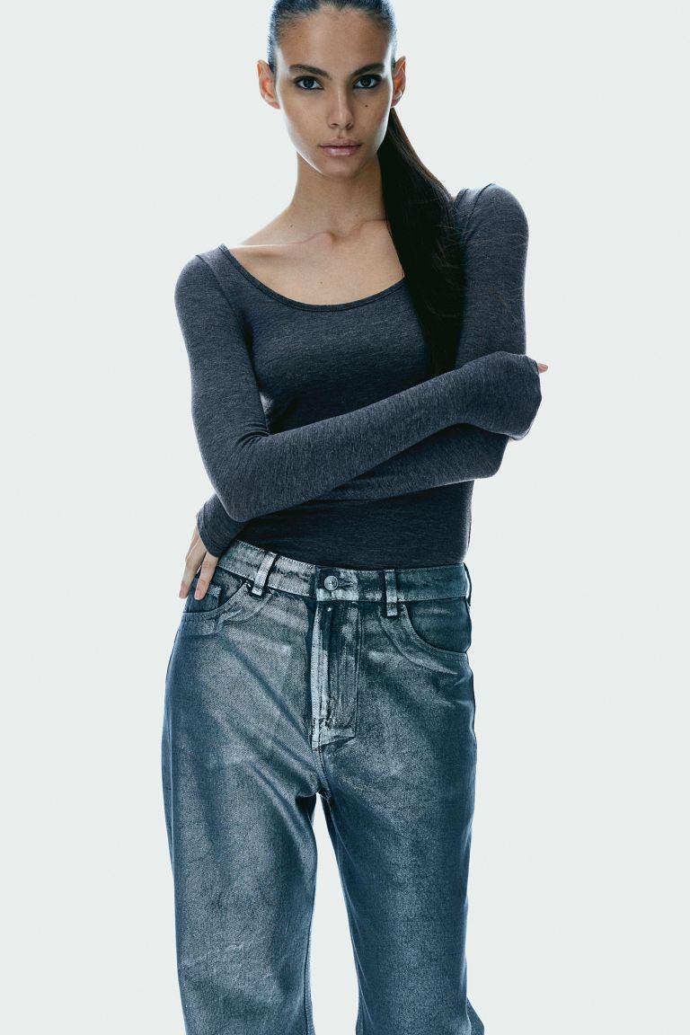 스쿱넥 탑