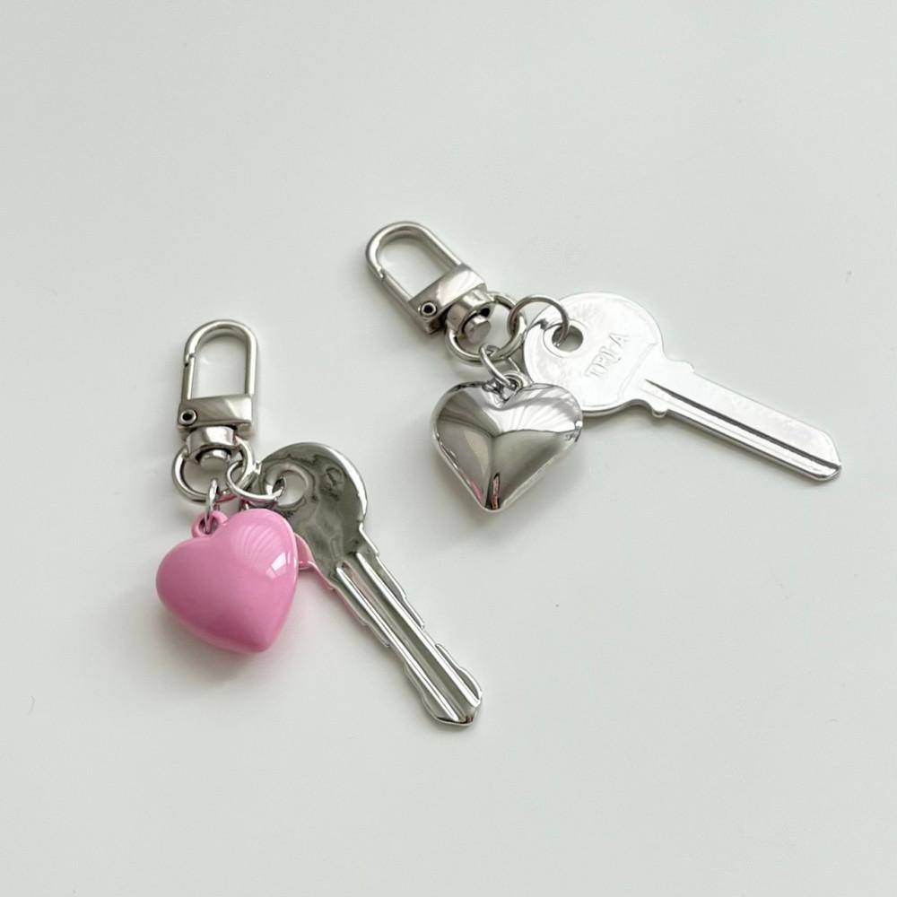 열쇠포인트 하트키링 HANDMADE 키홀더 가방장식