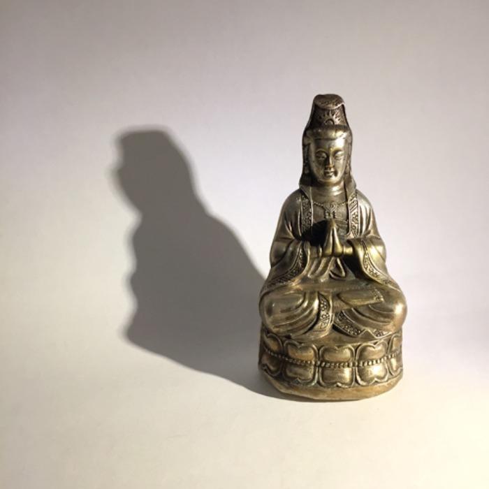 [JAPAN]60s Buddha 관세음보살 bronze statue.