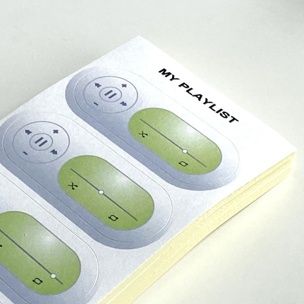 인디에이치 마이 플레이 리스트 스티커 3매