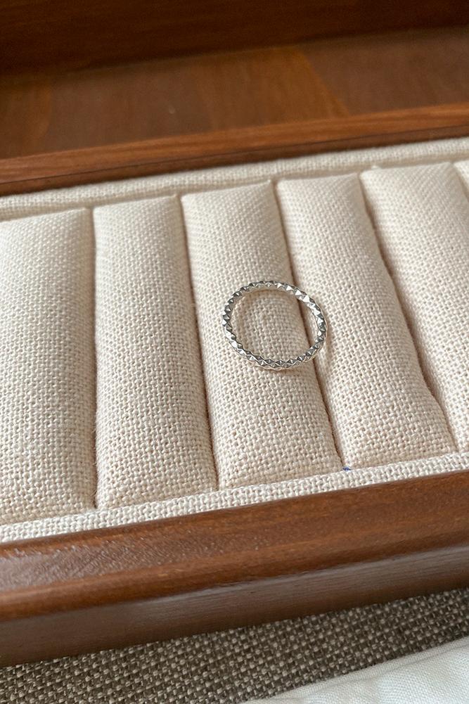 *재입고* (925) Crystal Ring (2colors)