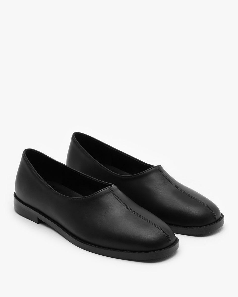 ROA Square Loafers_Black