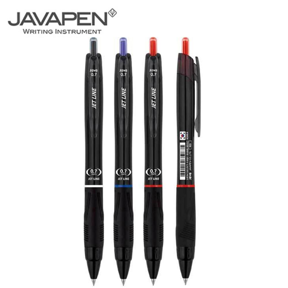 JAVA 자바 제트라인 유성볼펜 초점도 국산필기구 0.7