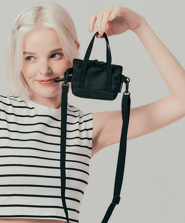 [직진배송] [SEEKS] 리프 심플 미니 크로스백 미니어처 가방 악세사리 보조가방 (SMALL/BIG)