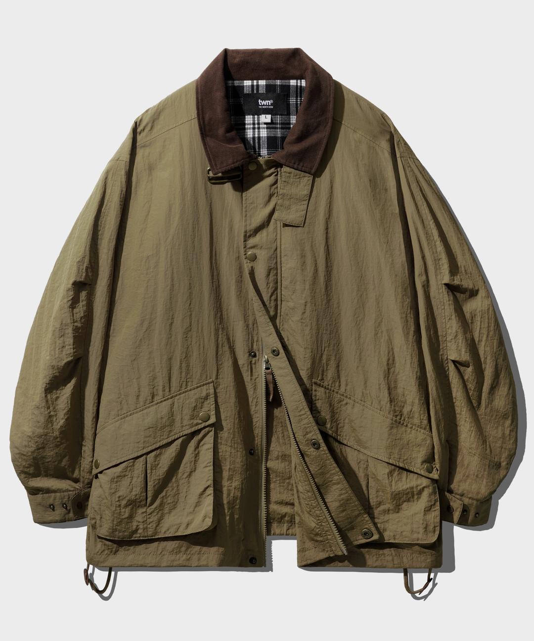 티떠블유엔 네이처로우버 헌팅자켓 샌드브라운 JYOT3566