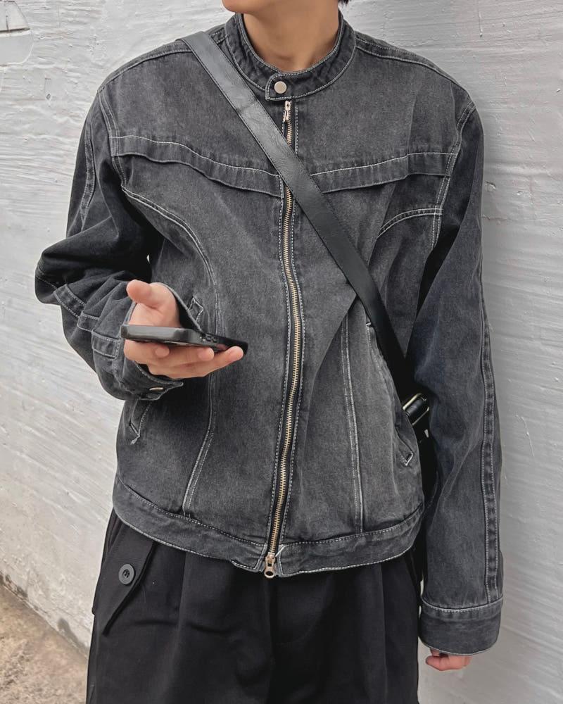 커브 투웨이 라운드 데님자켓 2C