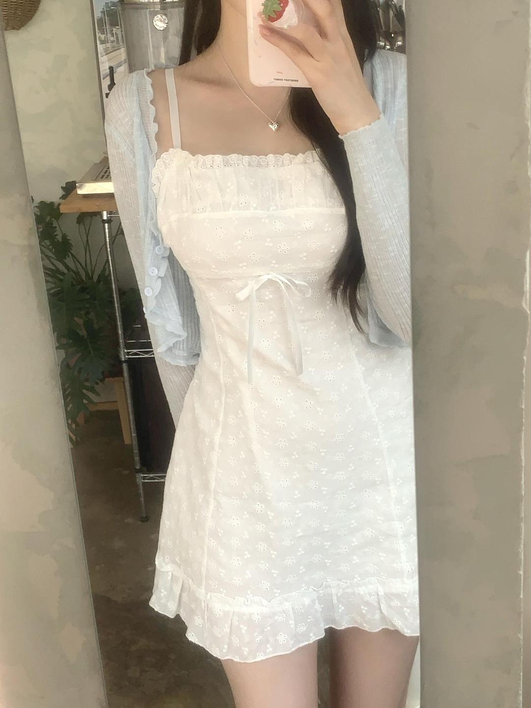 하트베리스튜디오 [ 당일발송 ] Heaven lace ribbon ops 👼🏻🪽