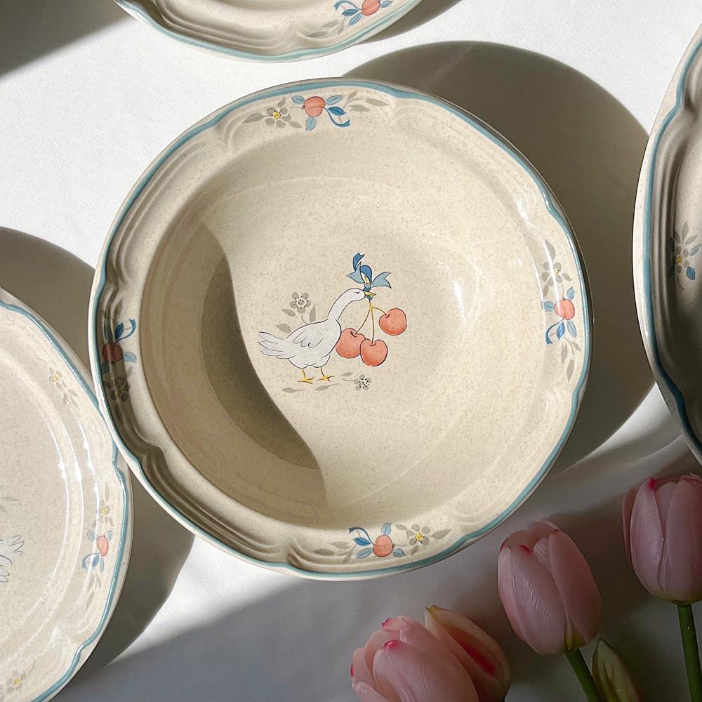 인터내셔널 마멀레이드 애플구스 시리얼볼 수입 명품 빈티지 그릇 보울