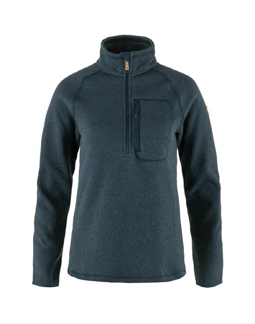 피엘라벤 우먼 오빅 플리스 하프 짚 (87155)