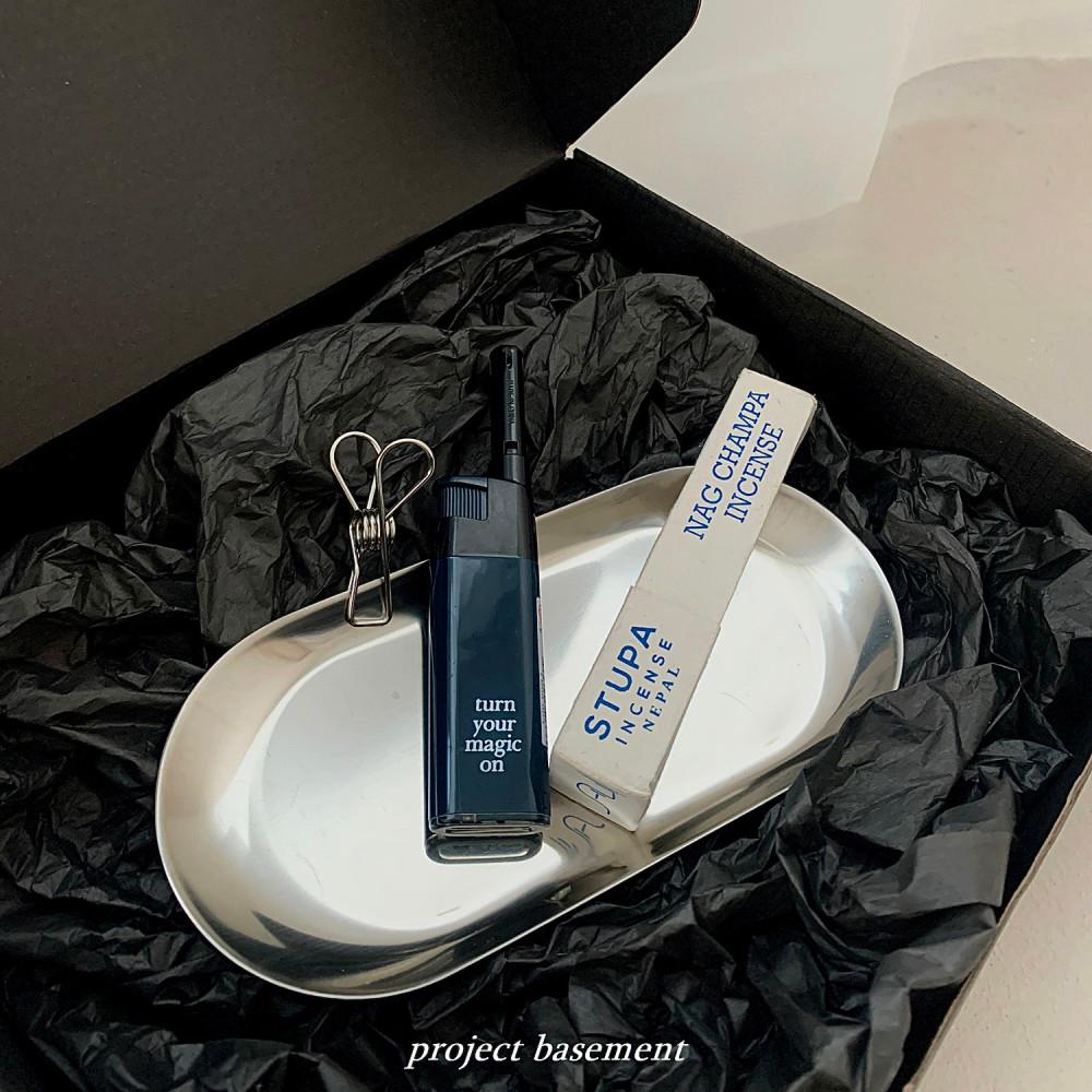 STUPA INCENSE SET 스투파 인센스 세트 트레이 라이터 홀더 네팔 향초 나그참파 명상 향 인테리어 집들이선물 취업선물 홈카페 인테리어소품