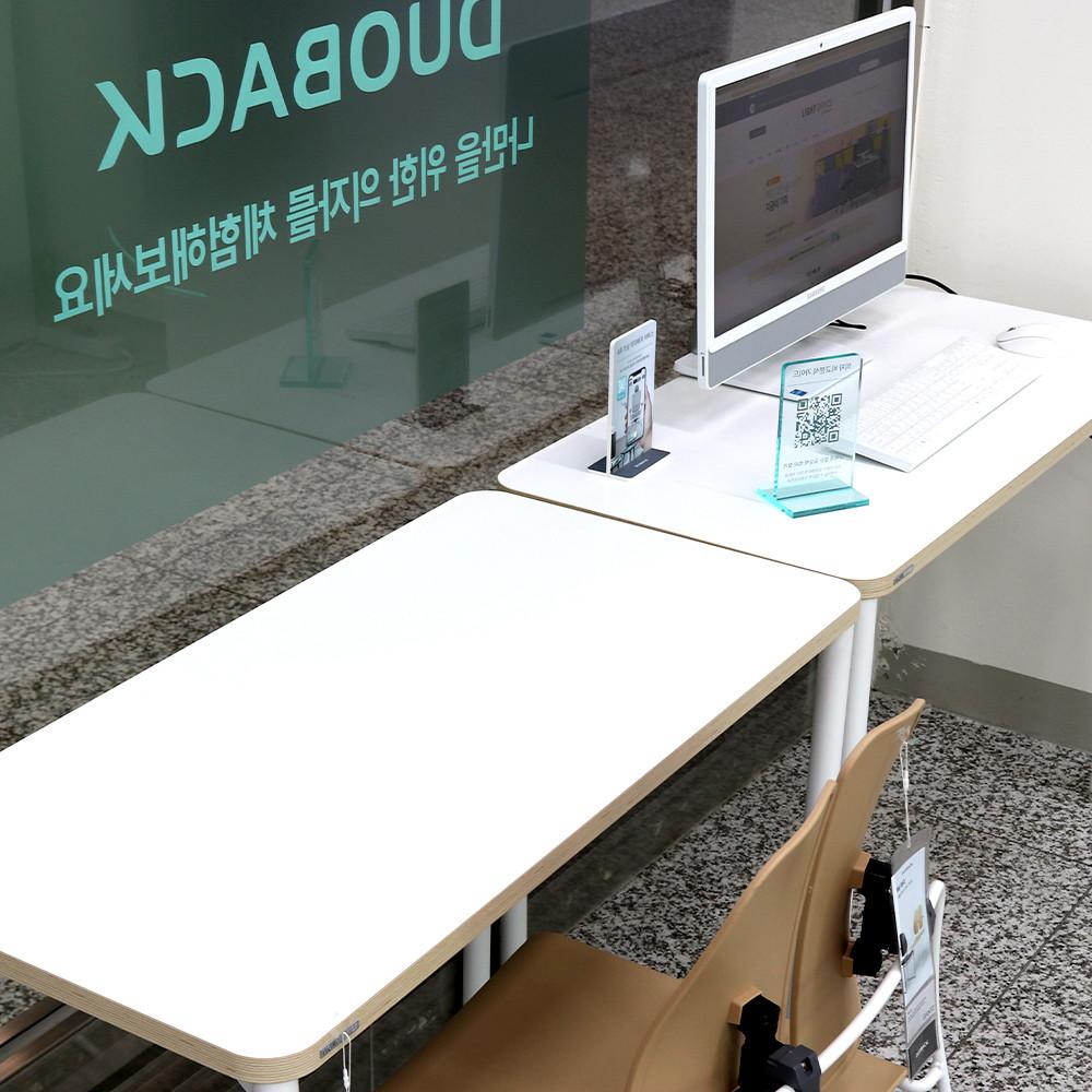 듀오백 라이트오피스 일자형 책상 (1000x500)